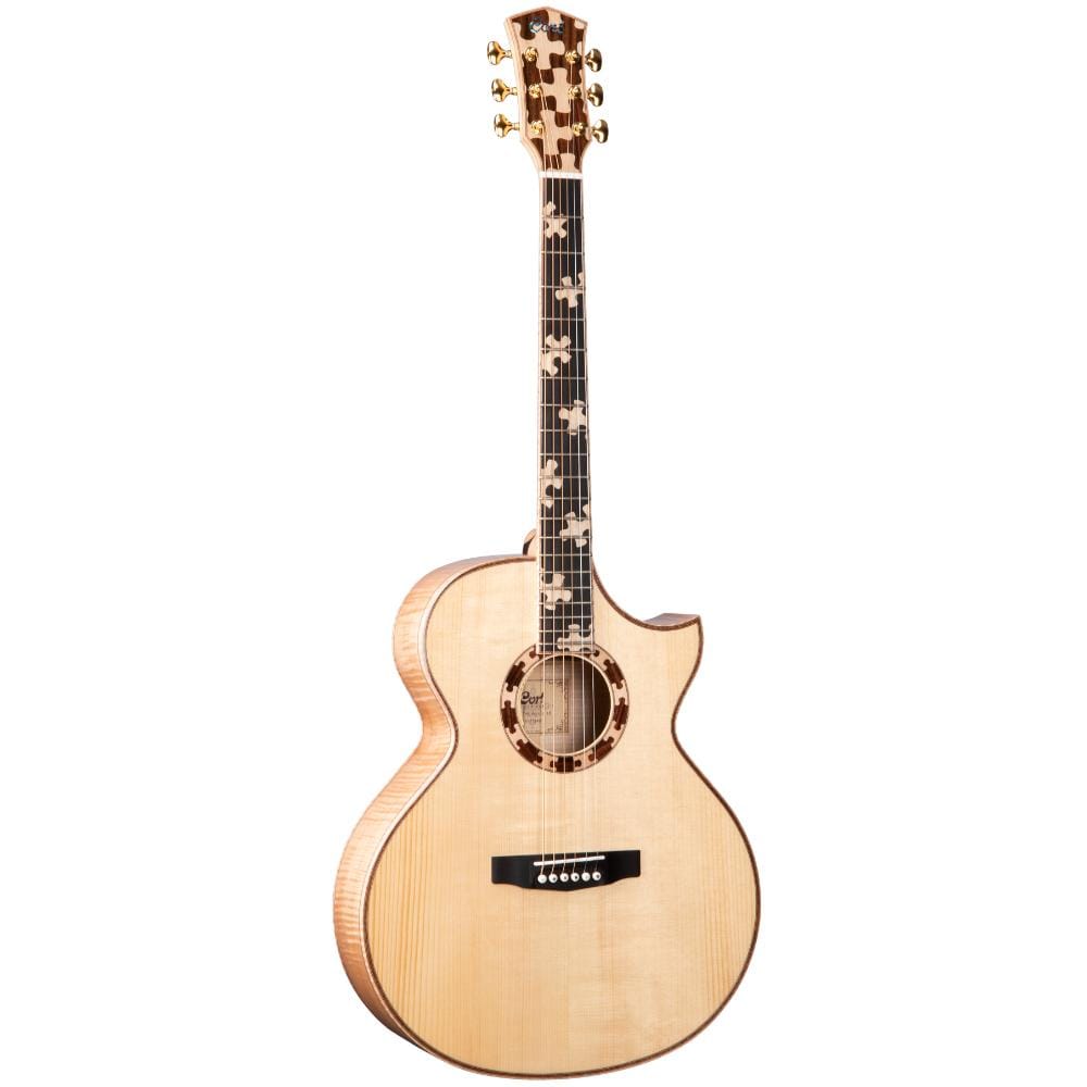 cort electro acoustic guitars cort the puzzle le limited edition electro acoustic guitar with case