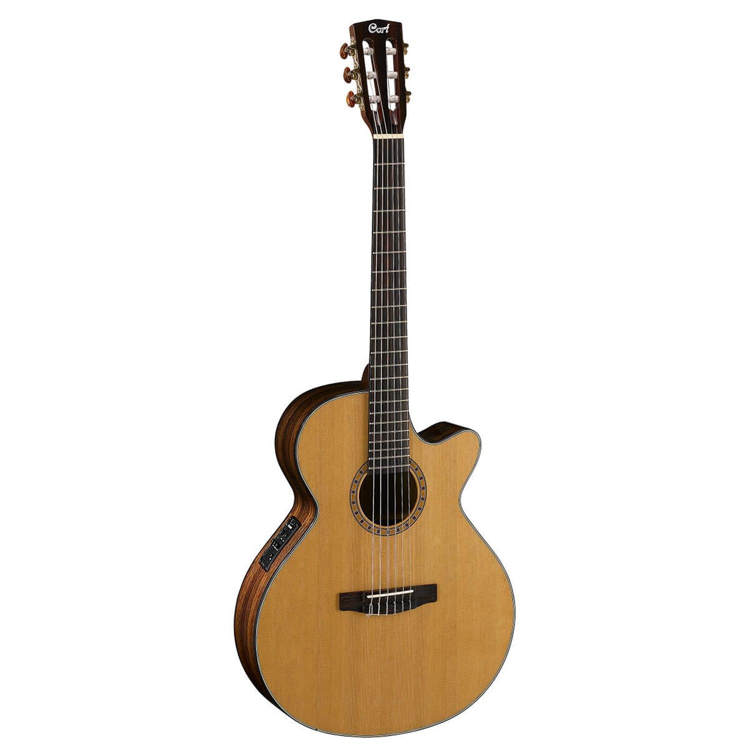 Cort Electro Acoustic Guitars Natural Cort CEC7 Classic Series Acoustic Guitar w/Fishman Preamp