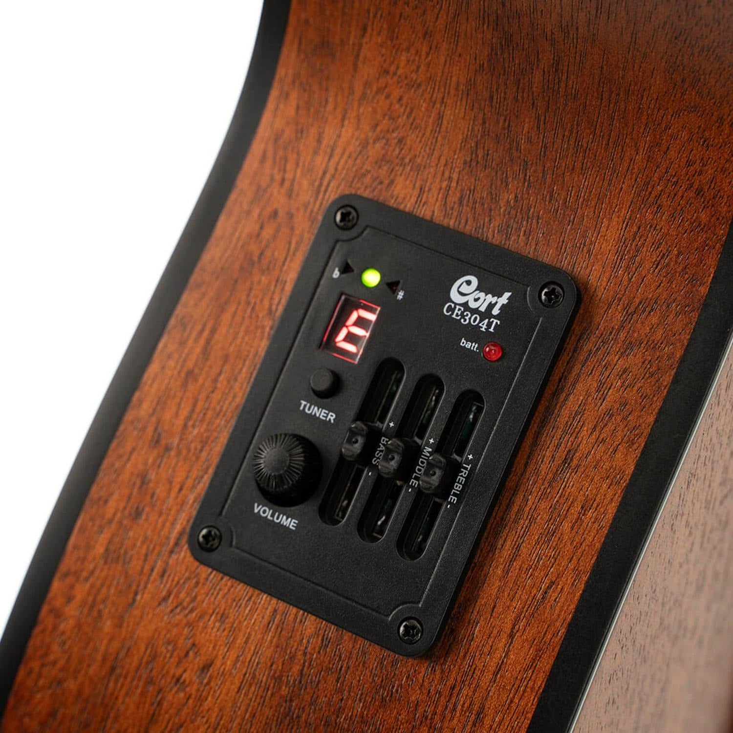 Cort Electro Acoustic Guitars Open Pore Cort L60MCE Semi 6 String Electro Acoustic Guitar