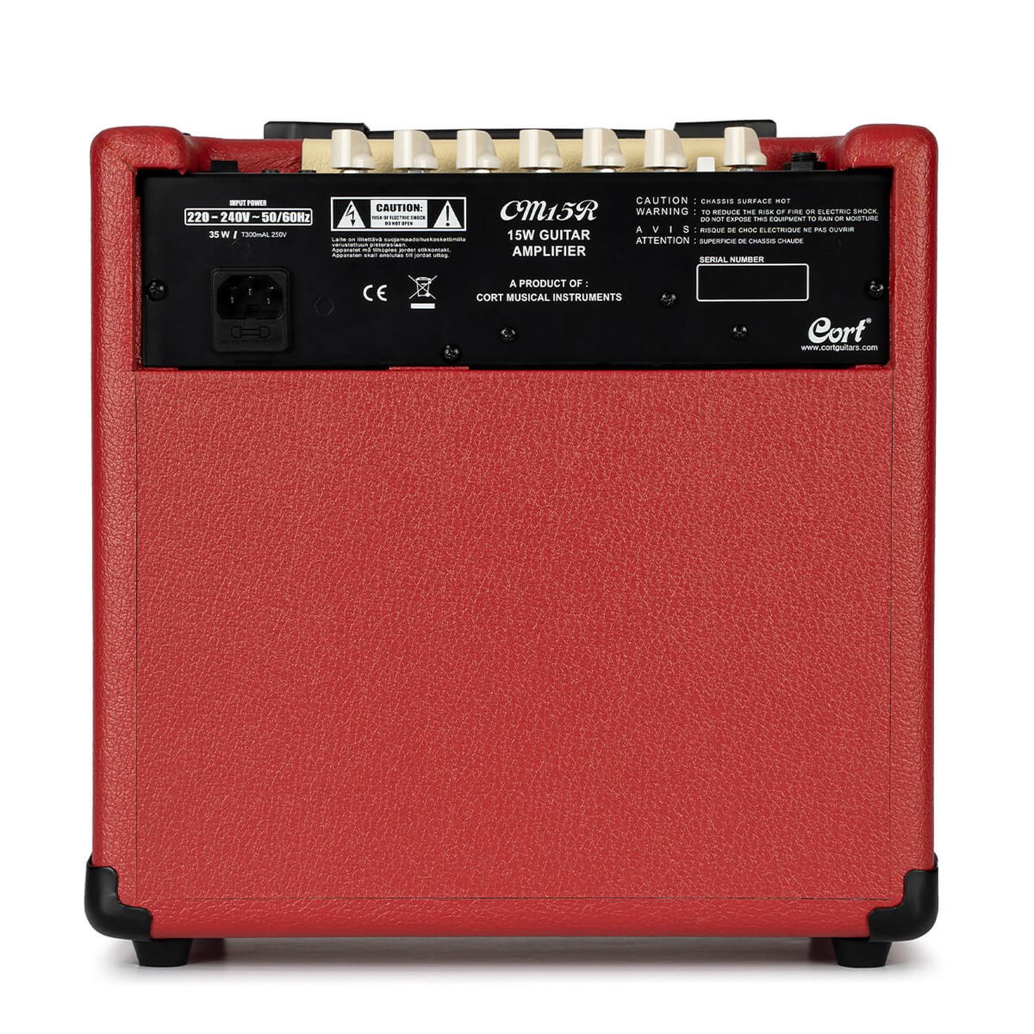 Cort Guitar Combo Amplifiers Cort CM15R Guitar Amplifier #color_dark-red