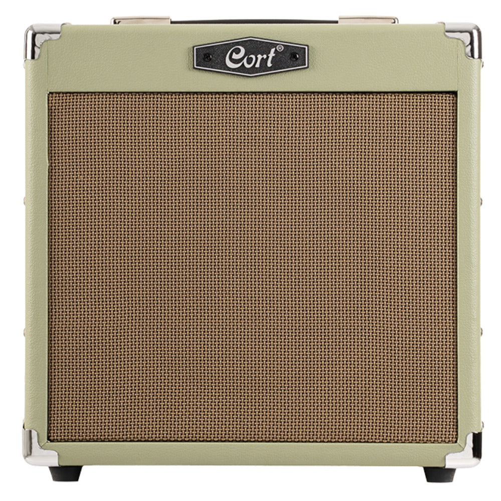 Cort Guitar Combo Amplifiers Pastel Green Cort CM15R 15W Electric Combo Guitar Amplifiers