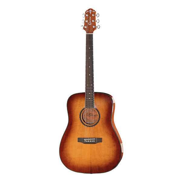 crafter acoustic guitars crafter hilite-d-sp dreadnought acoustic guitar - vintage violin