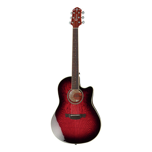 crafter electro acoustic guitars red sunburst crafter wb-400 ce cutaway electro acoustic guitar