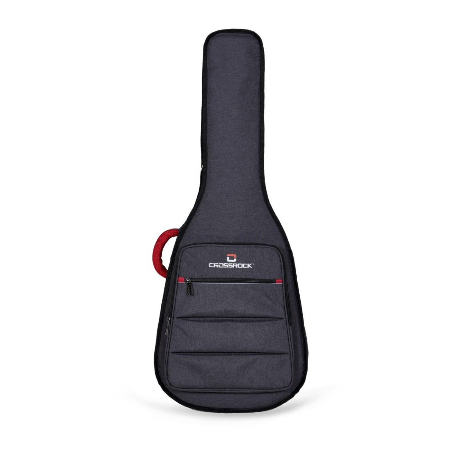 Crossrock Acoustic Guitar Gigbags Crossrock CRSG107 DDG Backpack Style Dreadnought Guitar Gig Bag
