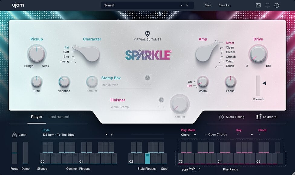 UJAM SPARKLE 2: Guitar Instrument