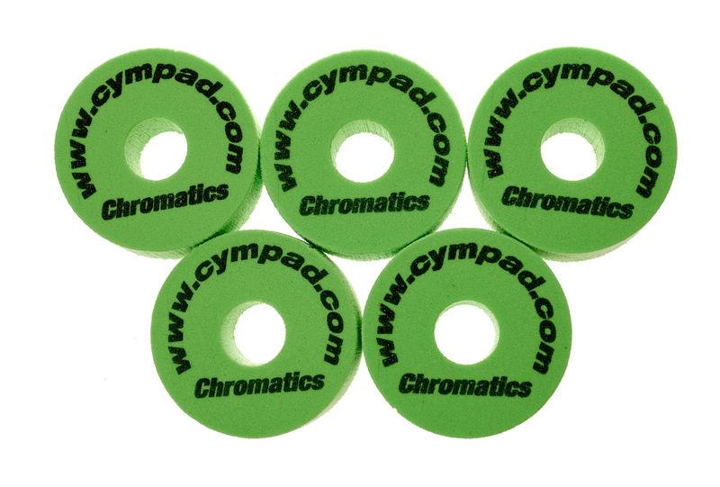 cympad cymbal accessories cympad chromatics set green ø 40/15mm