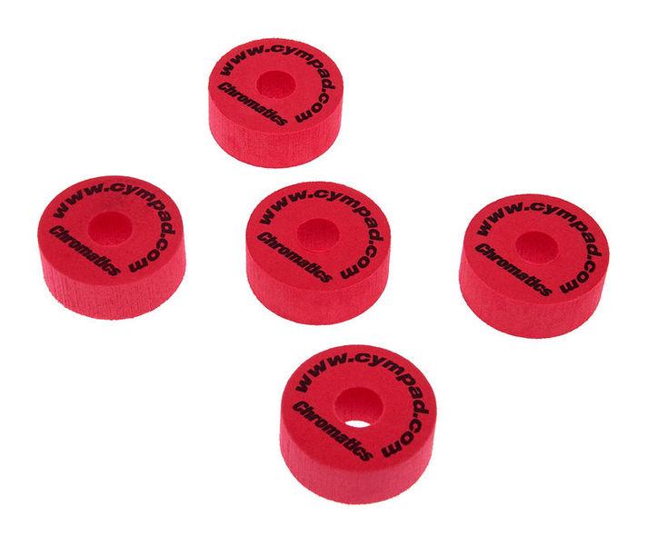 cympad cymbal accessories cympad chromatics set red ø 40/15mm