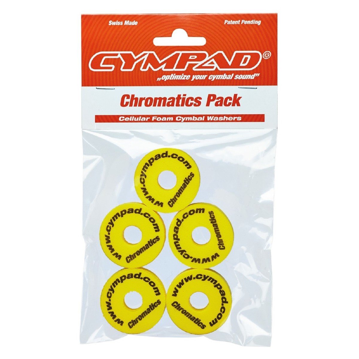 cympad cymbal accessories cympad chromatics set yellow ø40/15mm