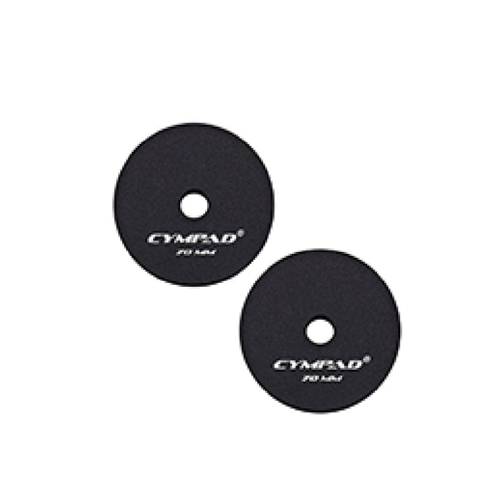 cympad parts and hardware black cympad md70 moderator 70mm double set - pack of 2