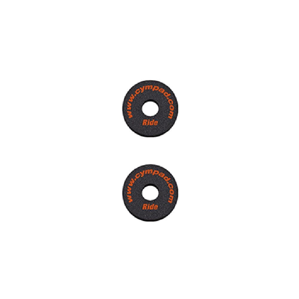 cympad parts and hardware black cympad or optimizer 40/18mm ride - pack of 2