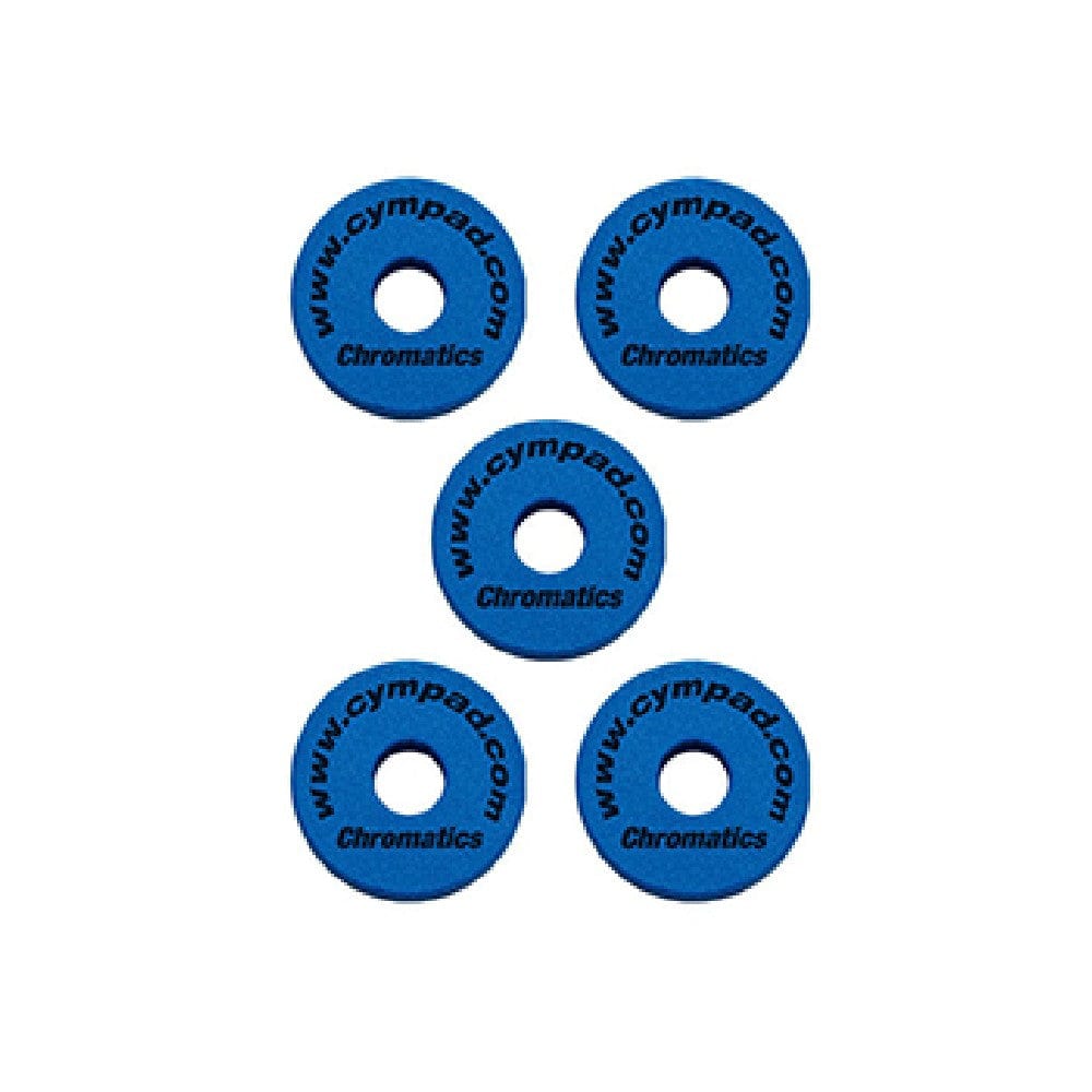 cympad parts and hardware blue cympad cs15/5 chromatics 40/15mm set - pack of 5 #color_blue