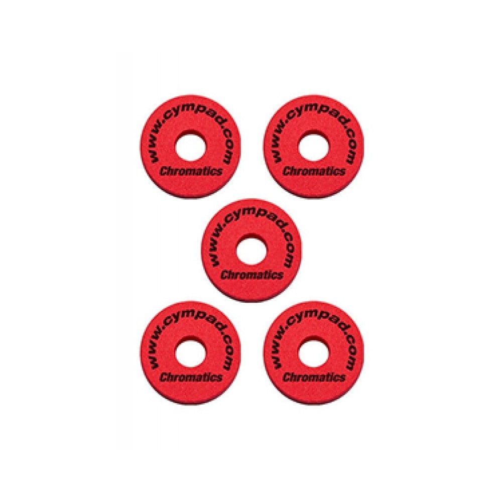 cympad parts and hardware red cympad cs15/5 chromatics 40/15mm set - pack of 5 #color_red