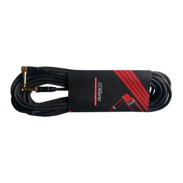 d'alberto guitar cables d'alberto instrument cable, angled tip lead wire (9m)