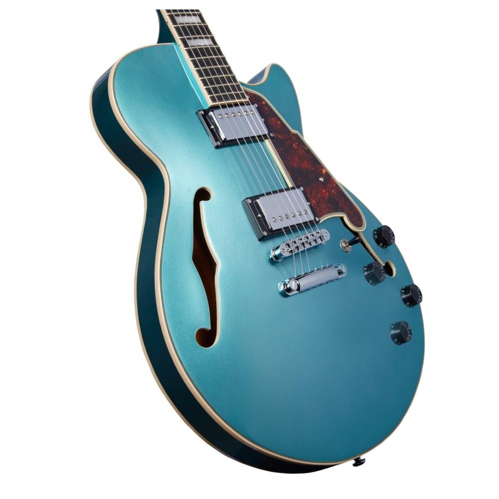 d'angelico electric guitars d'angelico dapss premier ss 6 string electric guitar - tailpiece