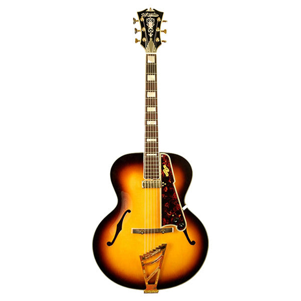 d'angelico electric guitars d'angelico ex-style b acoustic electric guitar - sunburst