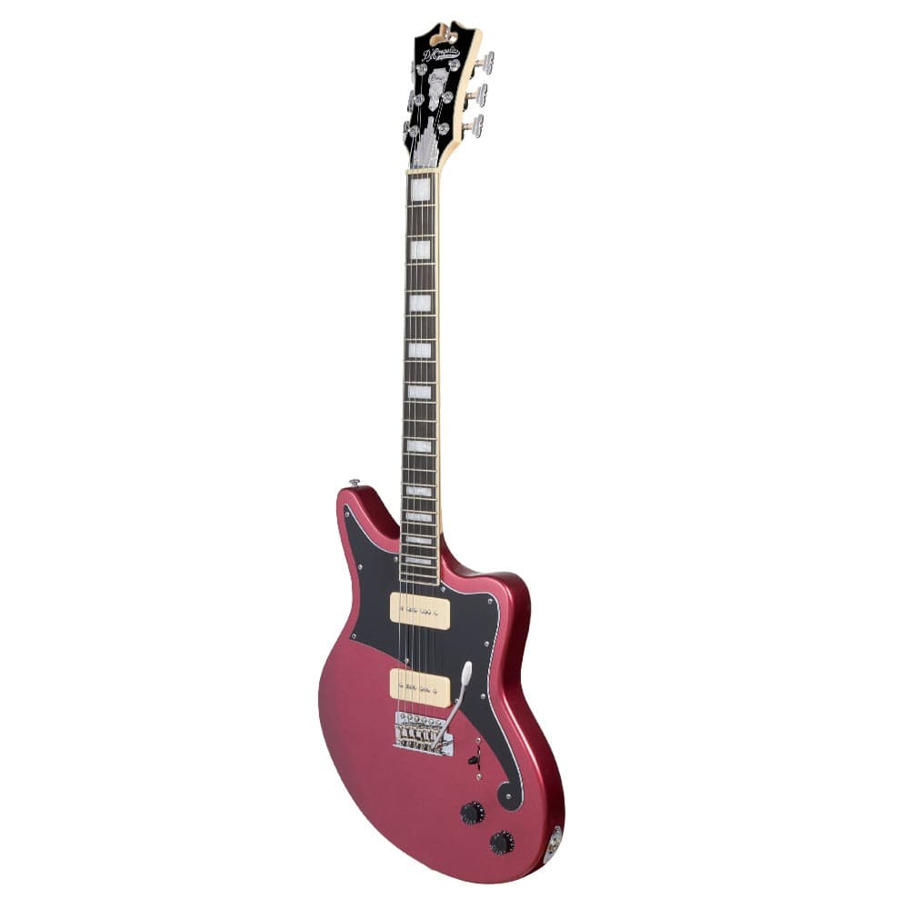 d'angelico electric guitars d'angelico premier bedford 6 string electric guitar #color_oxblood