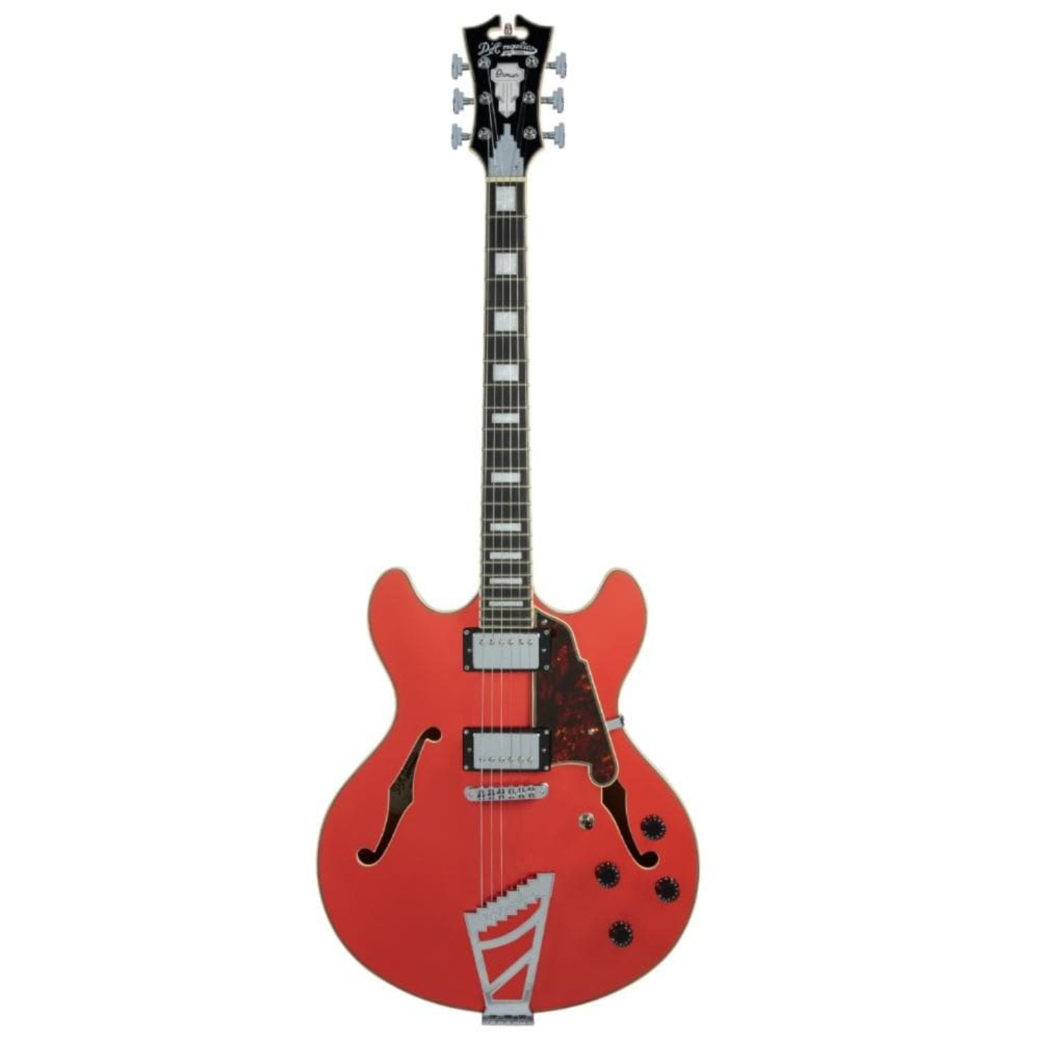 d'angelico electric guitars fiesta red d'angelico dapdc premier dc 6 string electric guitar #color_fiesta-red