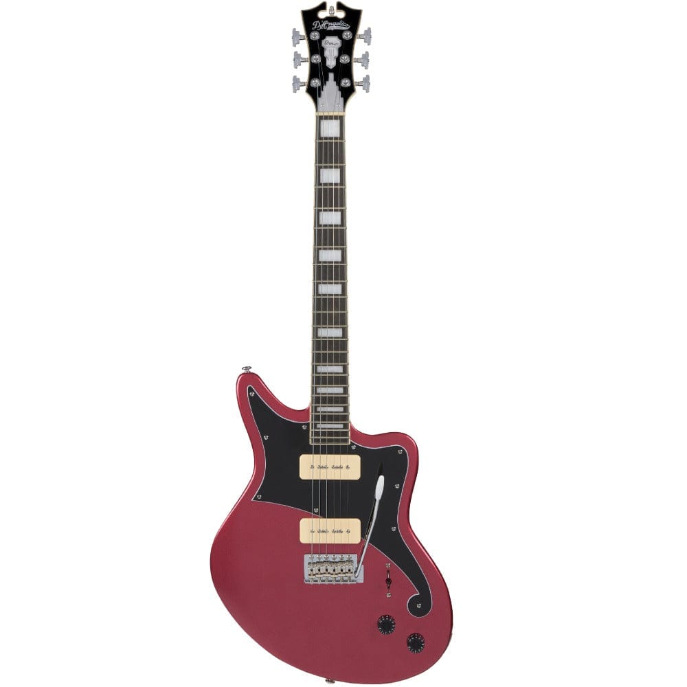 d'angelico electric guitars oxblood d'angelico premier bedford 6 string electric guitar #color_oxblood