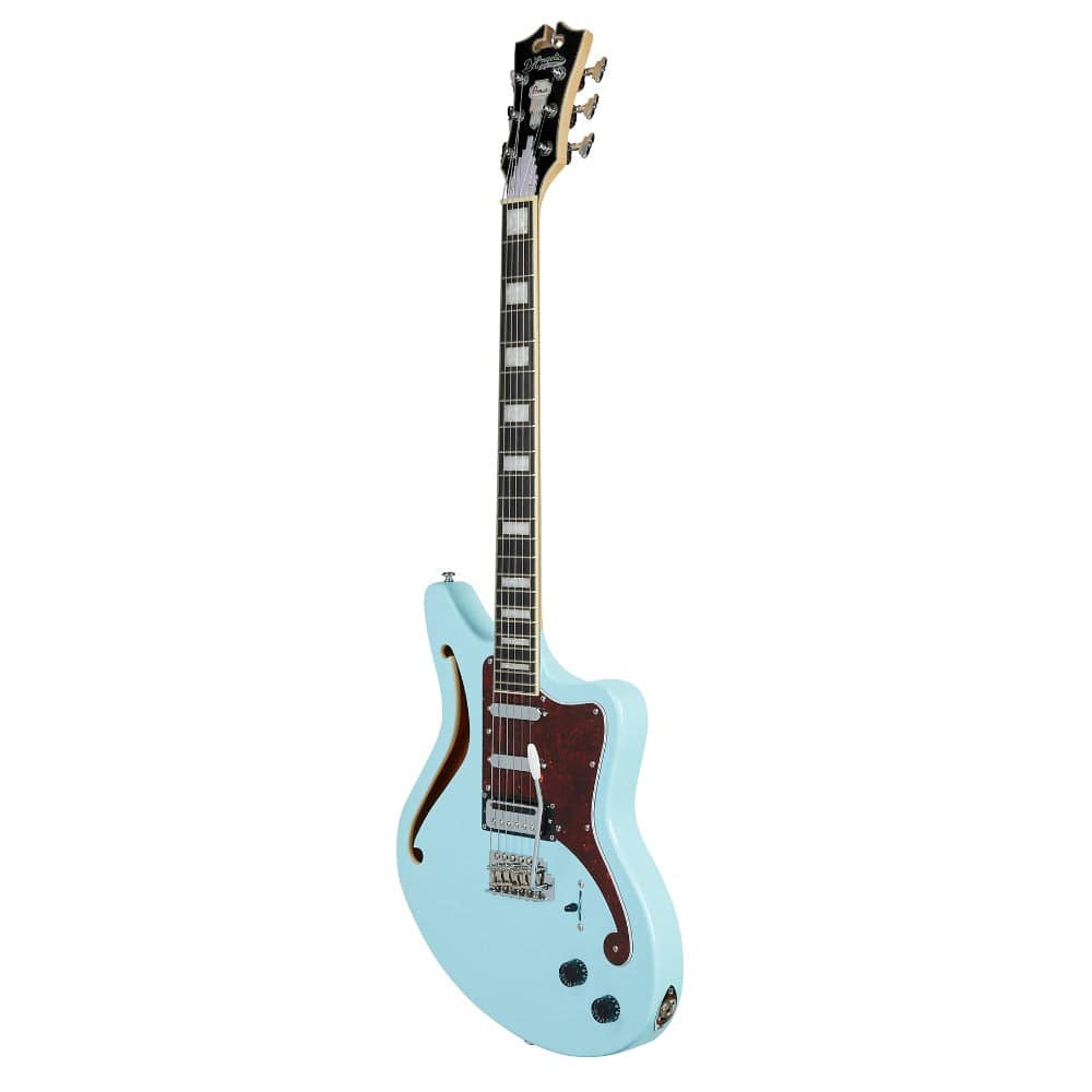 d'angelico electric guitars sky blue d'angelico premier bedford sh 6 string electric guitar