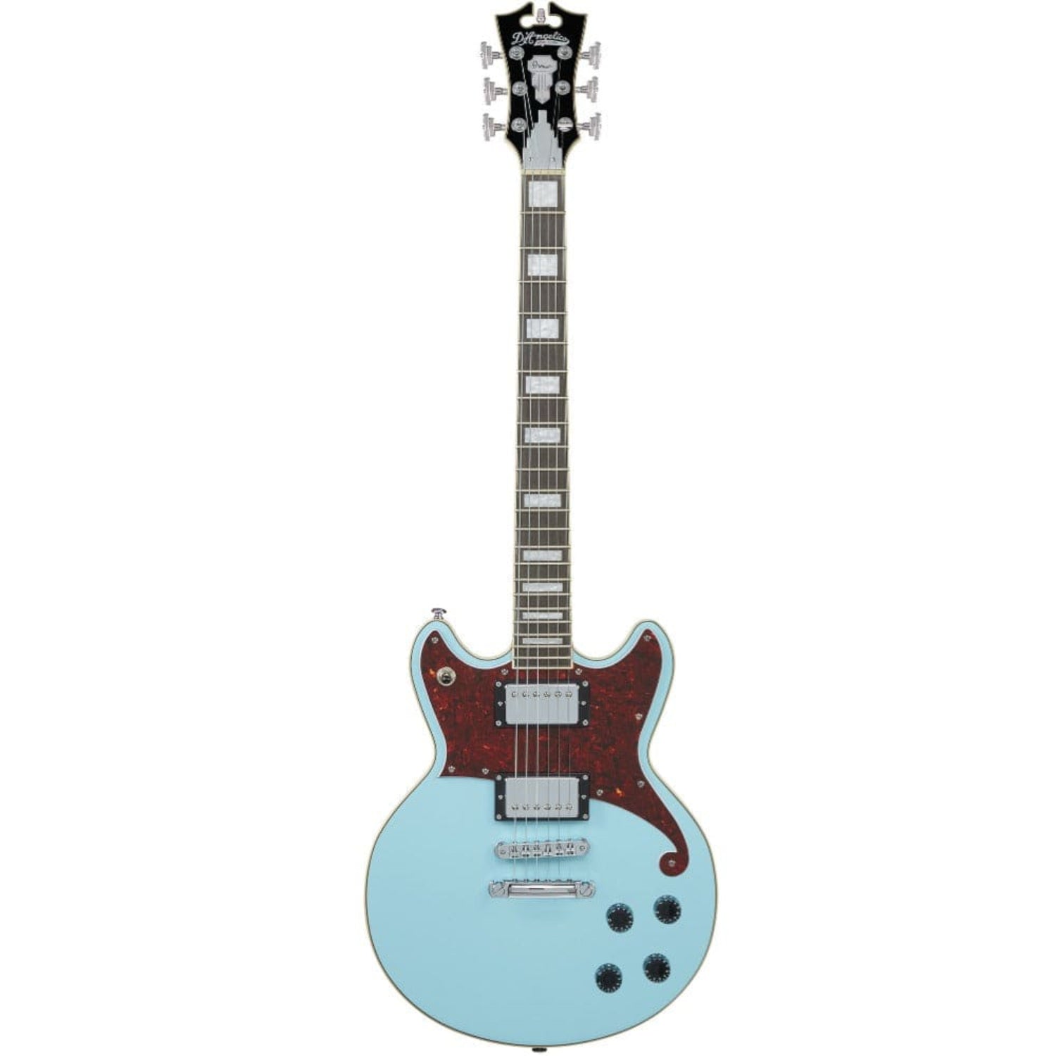 d'angelico electric guitars sky blue d'angelico premier brighton 6 string electric guitar