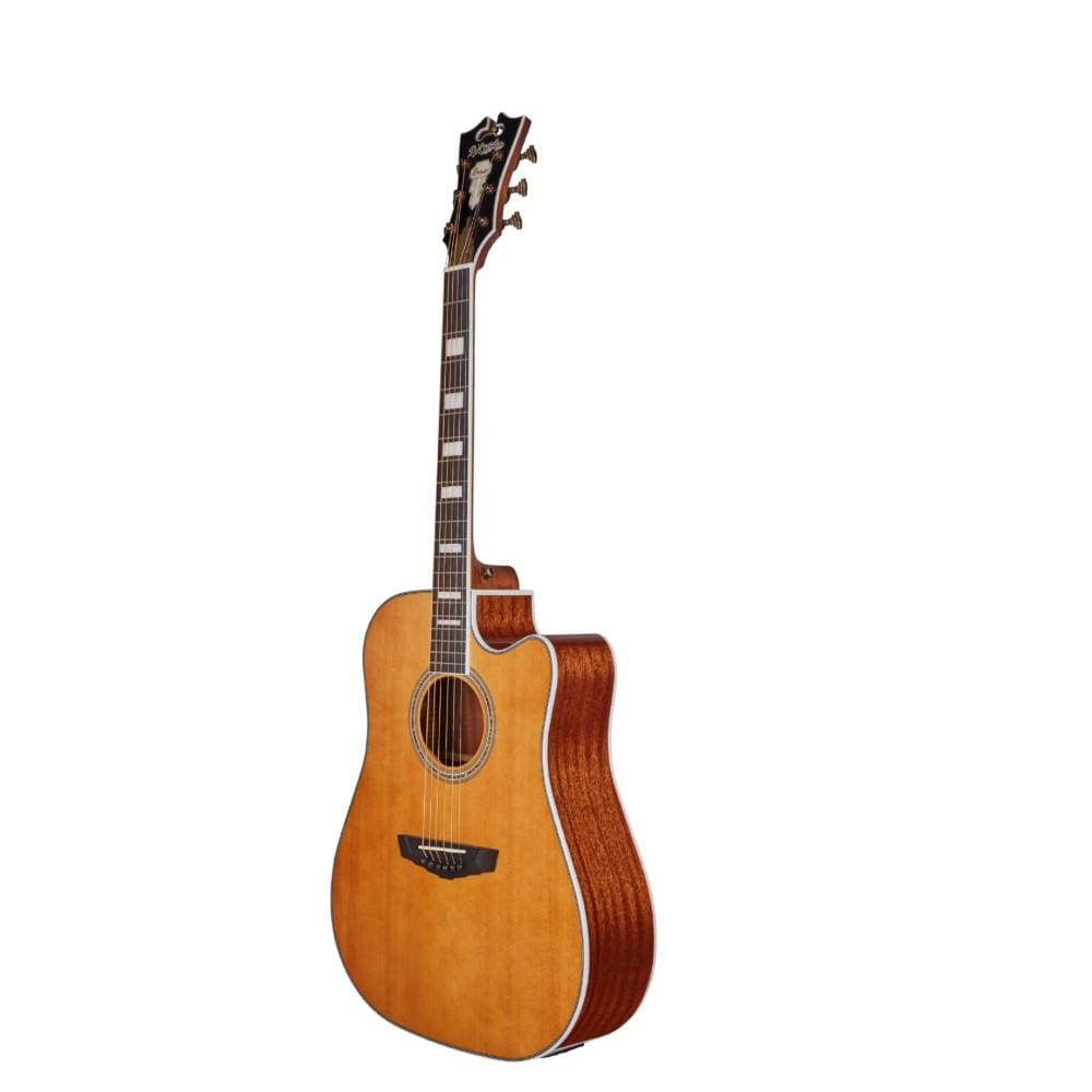d'angelico electro acoustic guitars d'angelico dapd500itbaps premier bowery electro acoustic guitar #color_vintage-natural