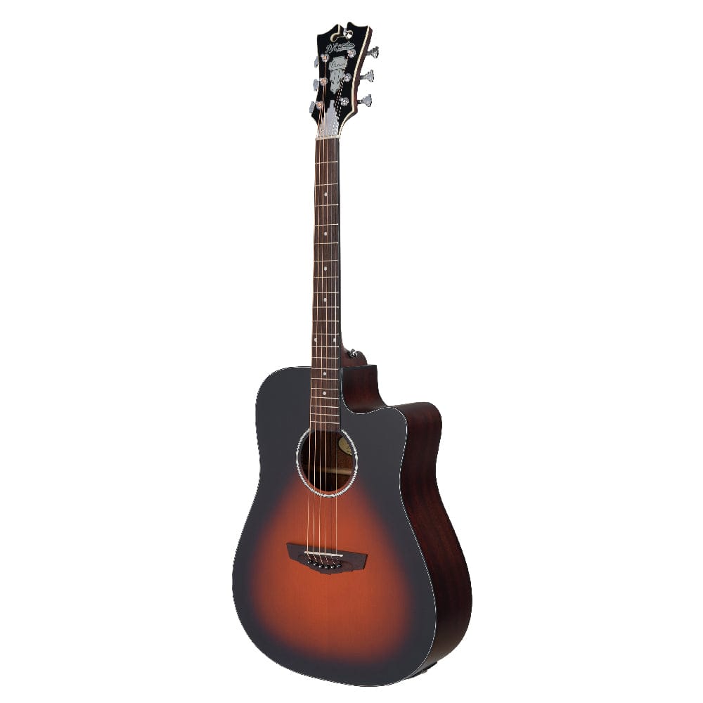 d'angelico electro acoustic guitars d'angelico premier bowery ls electro acoustic guitar #color_satin-vintage-sunburst