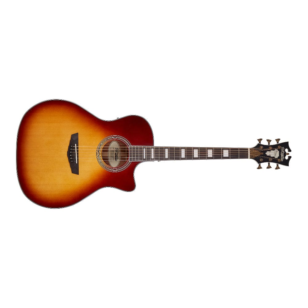d'angelico electro acoustic guitars iced tea burst d'angelico premier gramercy electro acoustic guitar