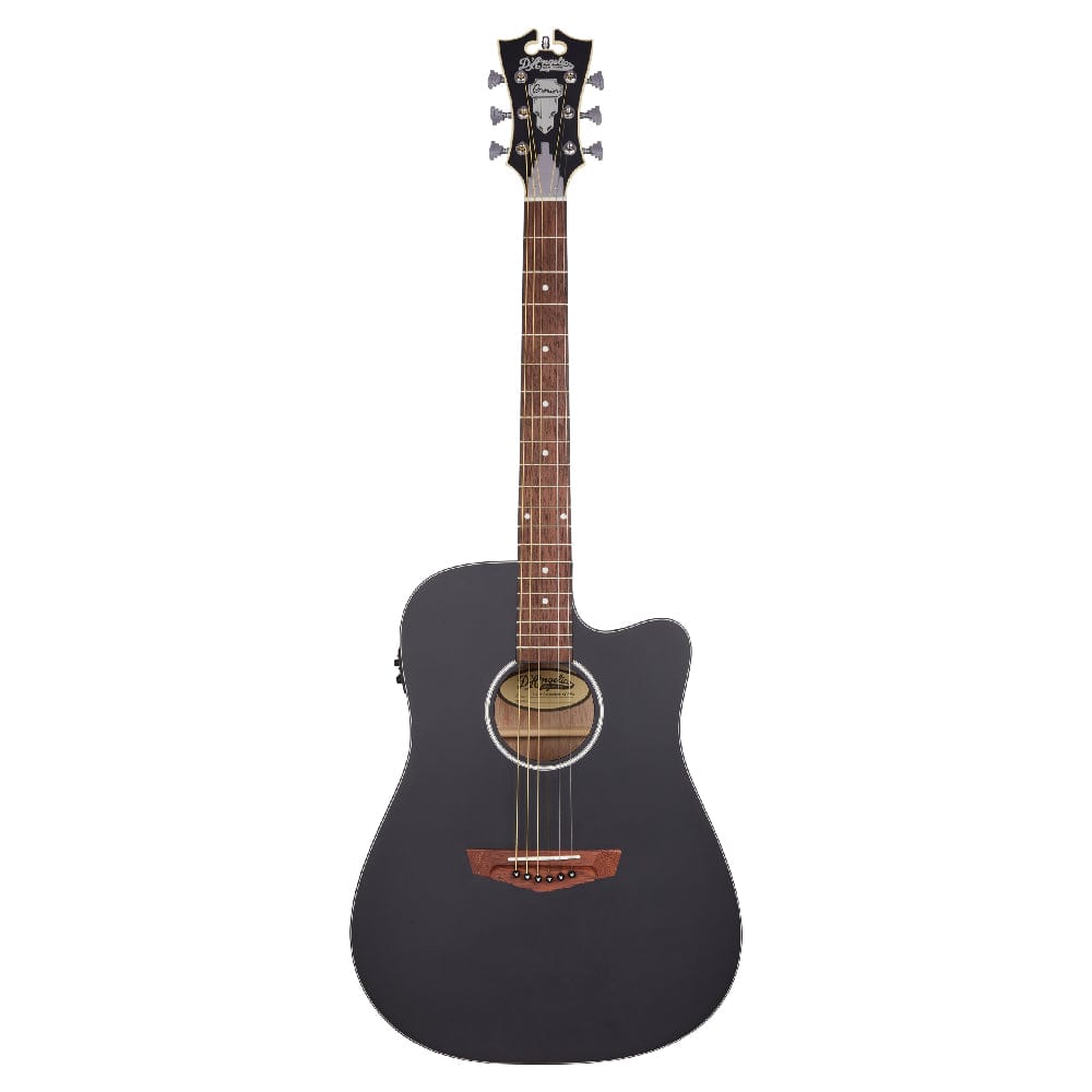 d'angelico electro acoustic guitars matte black d'angelico premier bowery cs electro acoustic guitar