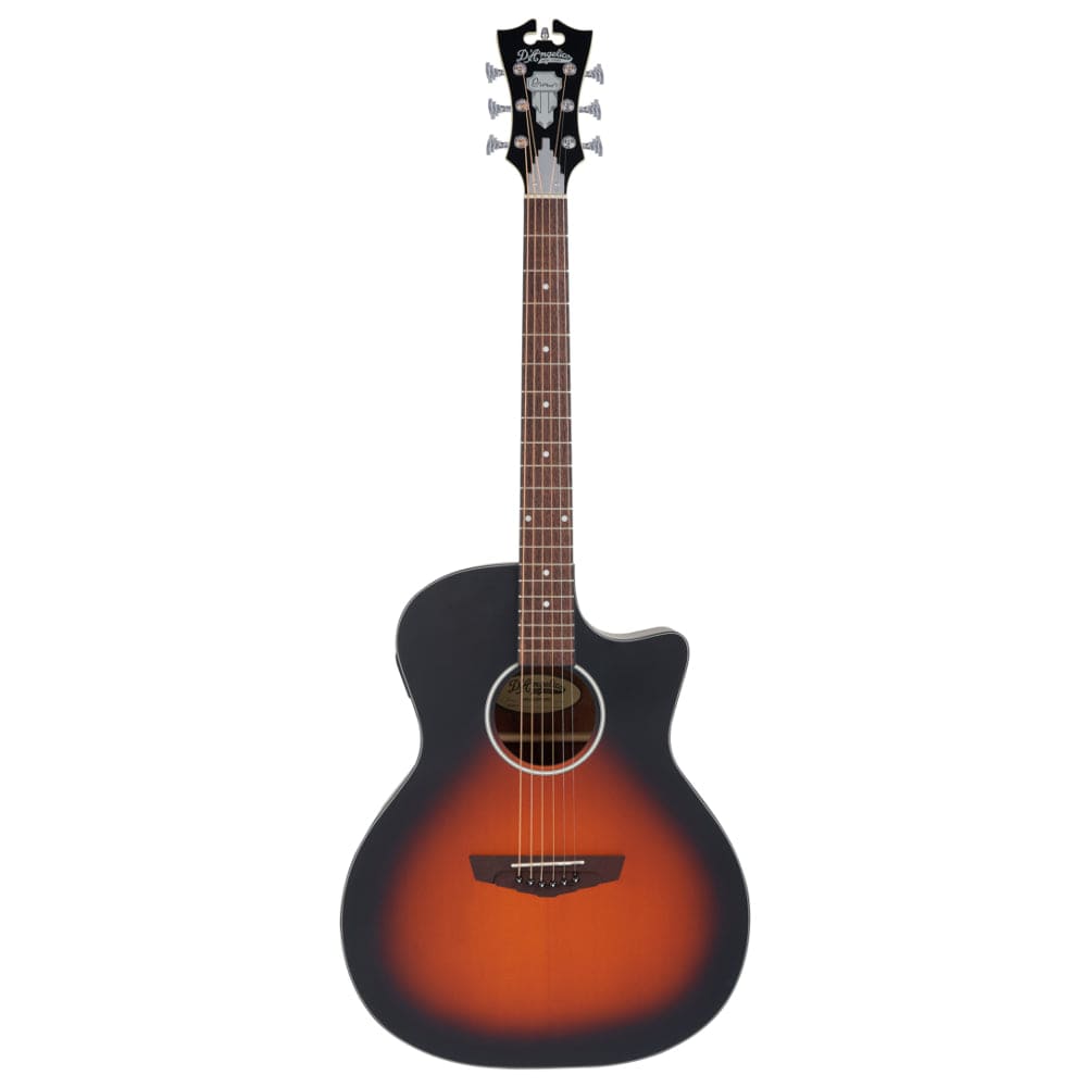 d'angelico electro acoustic guitars satin vintage sunburst d'angelico premier gramercy ls electro acoustic guitar
