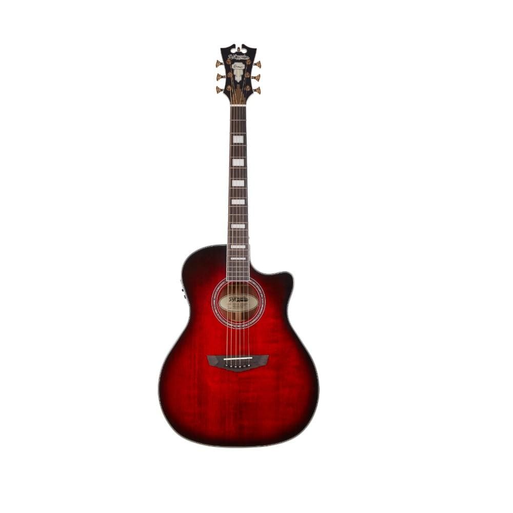d'angelico electro acoustic guitars trans black cherry burst d'angelico dapg200tbcbaps premier gramercy electro acoustic guitar #color_trans-black-cherry-burst