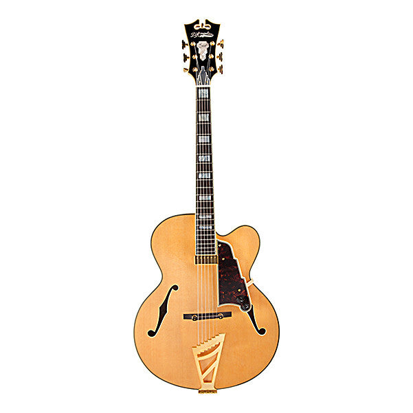 d'angelico hollow & semi-hollow electric guitars natural clear d'angelico exl-1 hollow body electric guitar #color_natural-clear