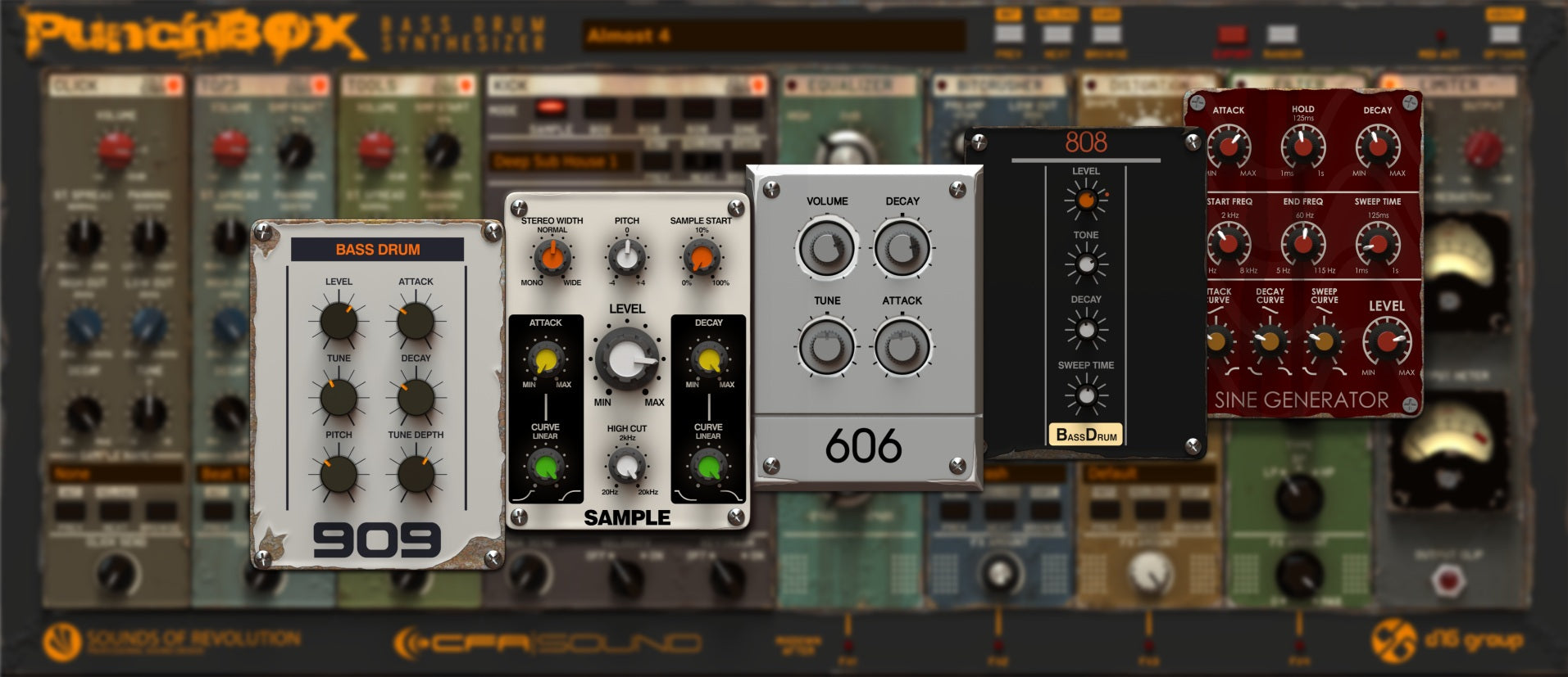D16 Group Virtual Processors D16 PunchBox Transient Shaper