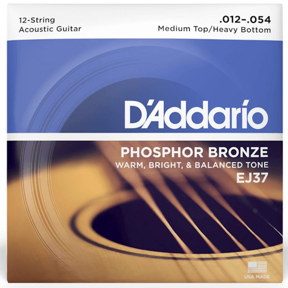 daddario acoustic guitar strings 0.012-0.052 d'addario phosphor bronze 12 string acoustic guitar string set