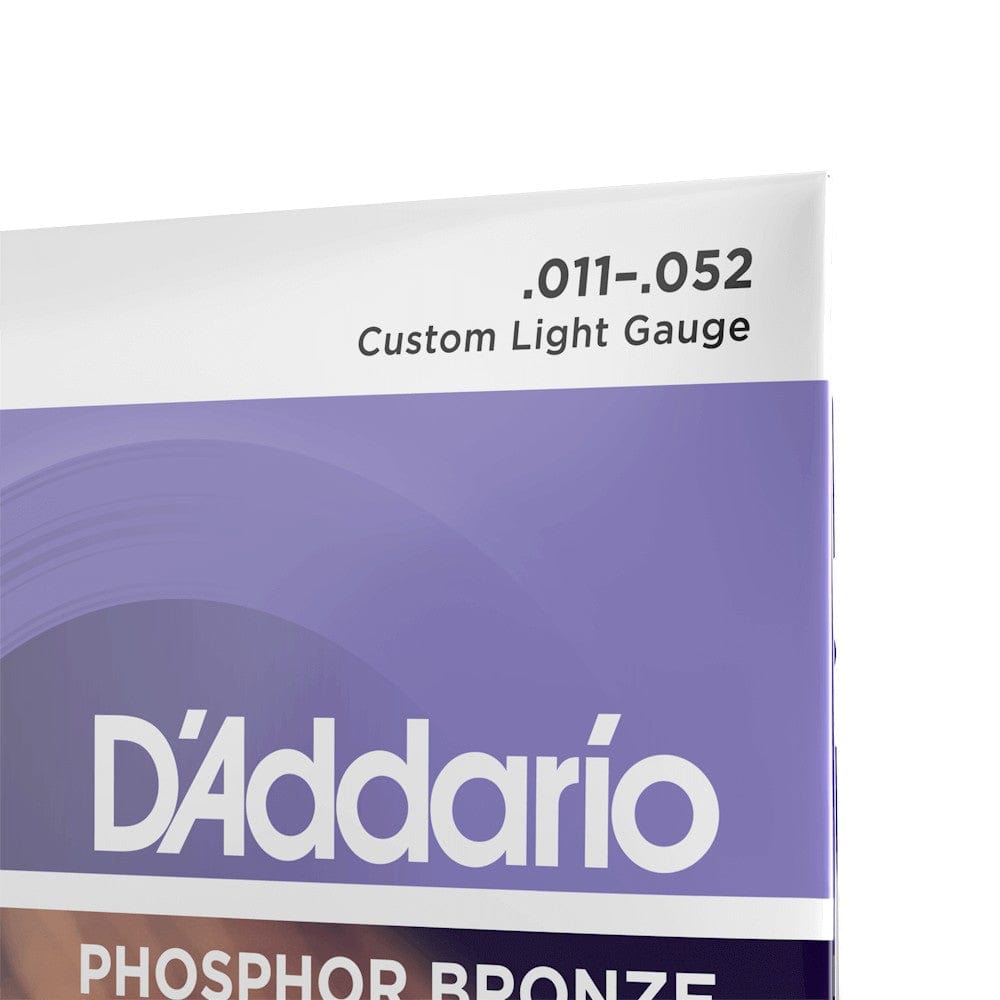 daddario acoustic guitar strings d'addario ej26 phosphor bronze hybrid acoustic guitar strings
