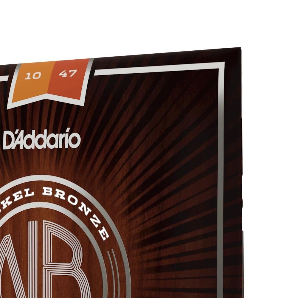 daddario acoustic guitar strings d'addario nb1047 x lite nickel bronze acoustic guitar string set
