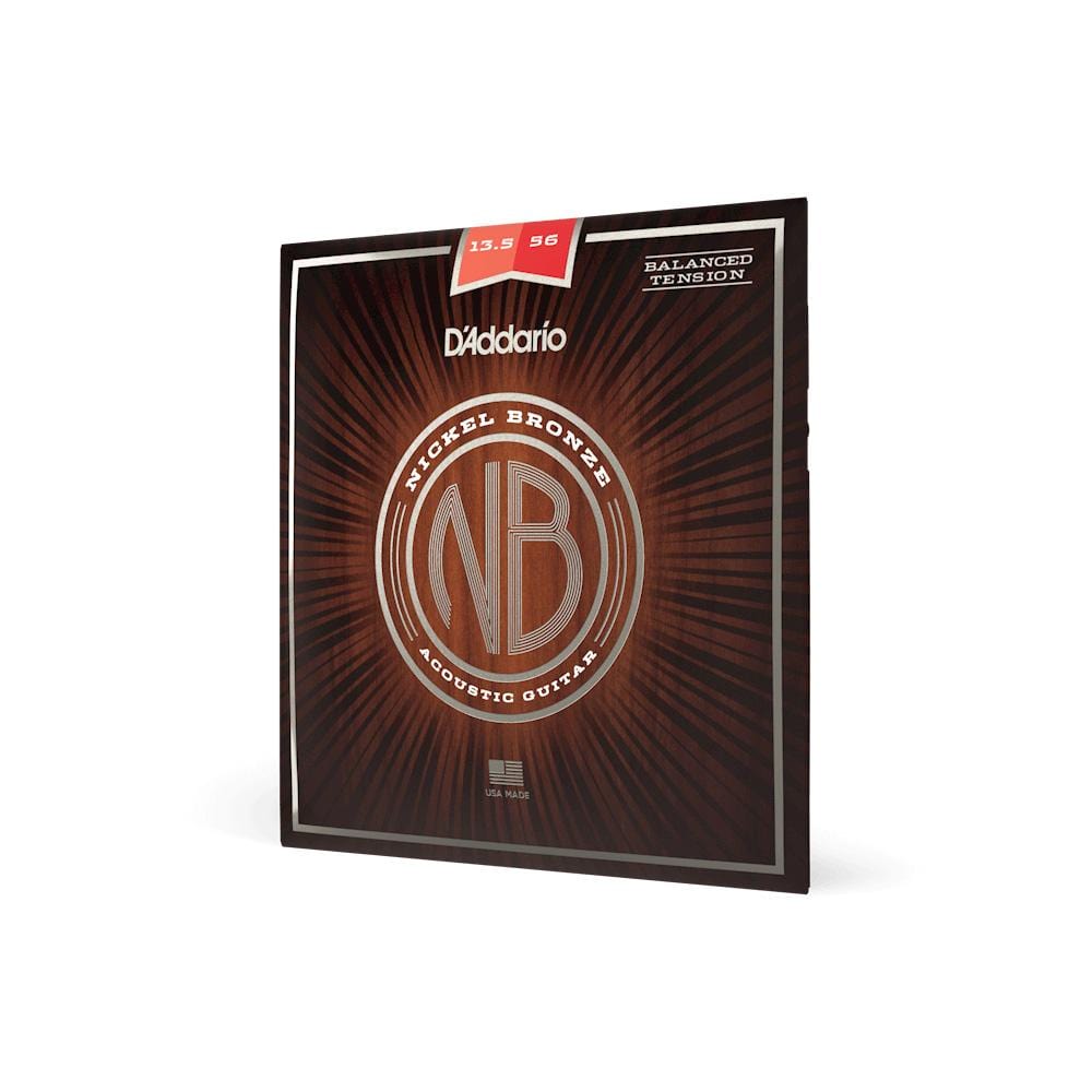 daddario acoustic guitar strings d'addario nb13556bt nickel bronze medium acoustic guiatr string set