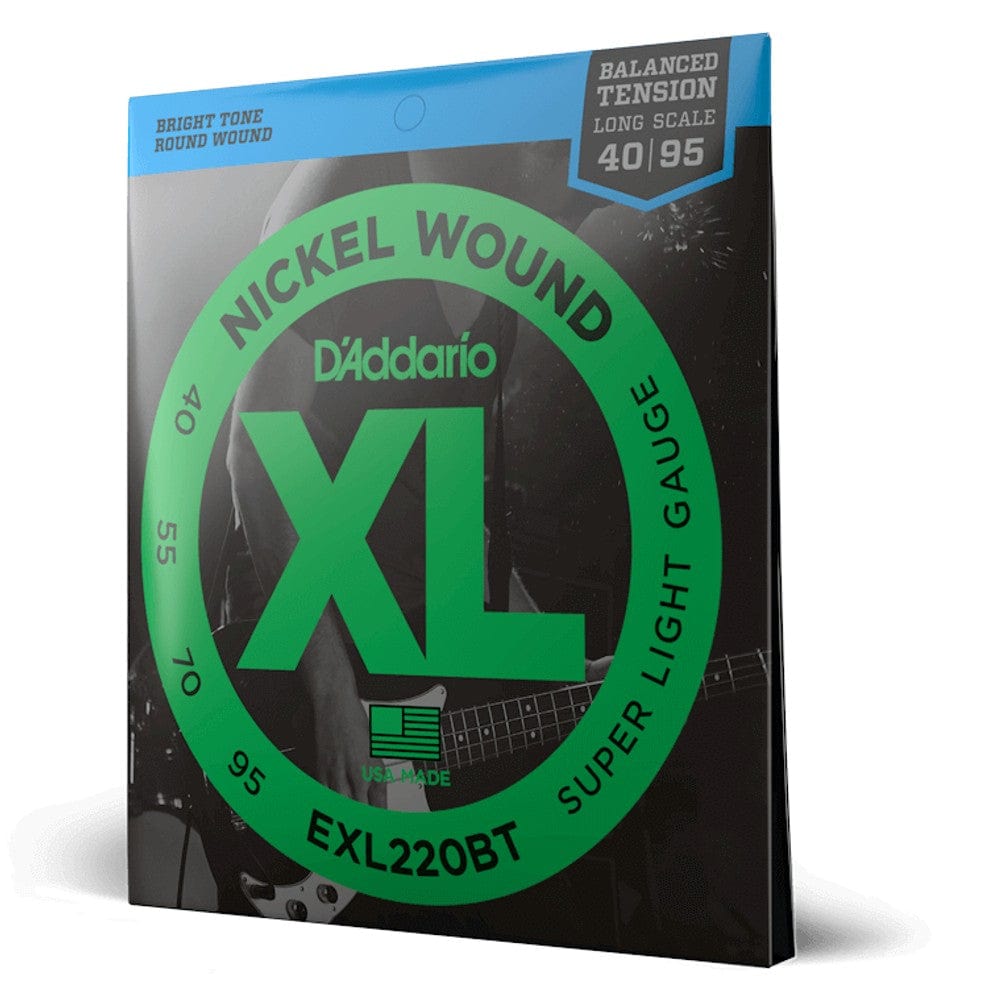 daddario bass guitar strings daddario exl220bt bass guitar strings balanced tension nickel wound