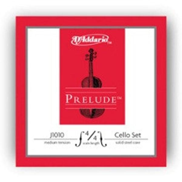 daddario cello strings d'addario prelude medium-set j1010 4/4m cello strings