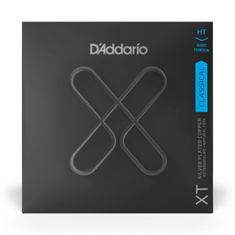 daddario classical guitar strings 0.0285 - 0.046 d'addario xt classical guitar hard tension string set