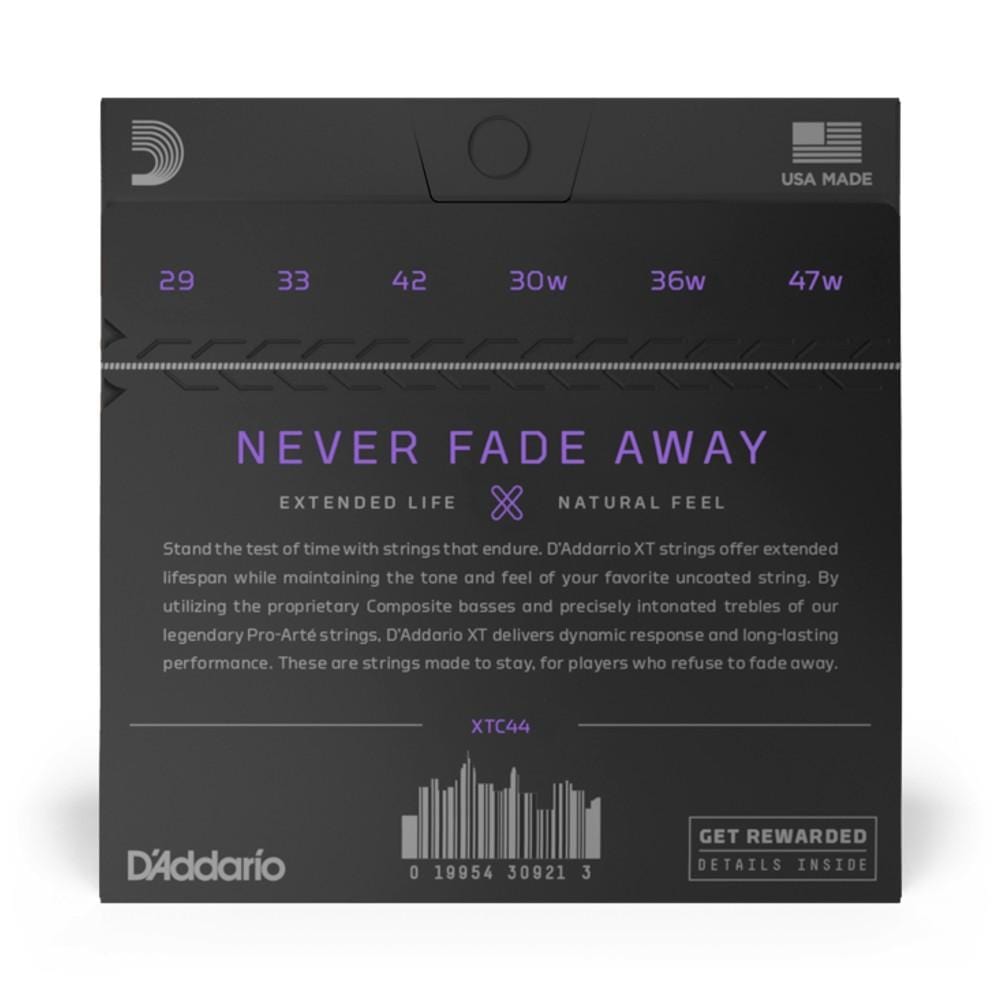 daddario classical guitar strings 0.029 - 0.047 d'addario xt classical guitar extra hard tension string set