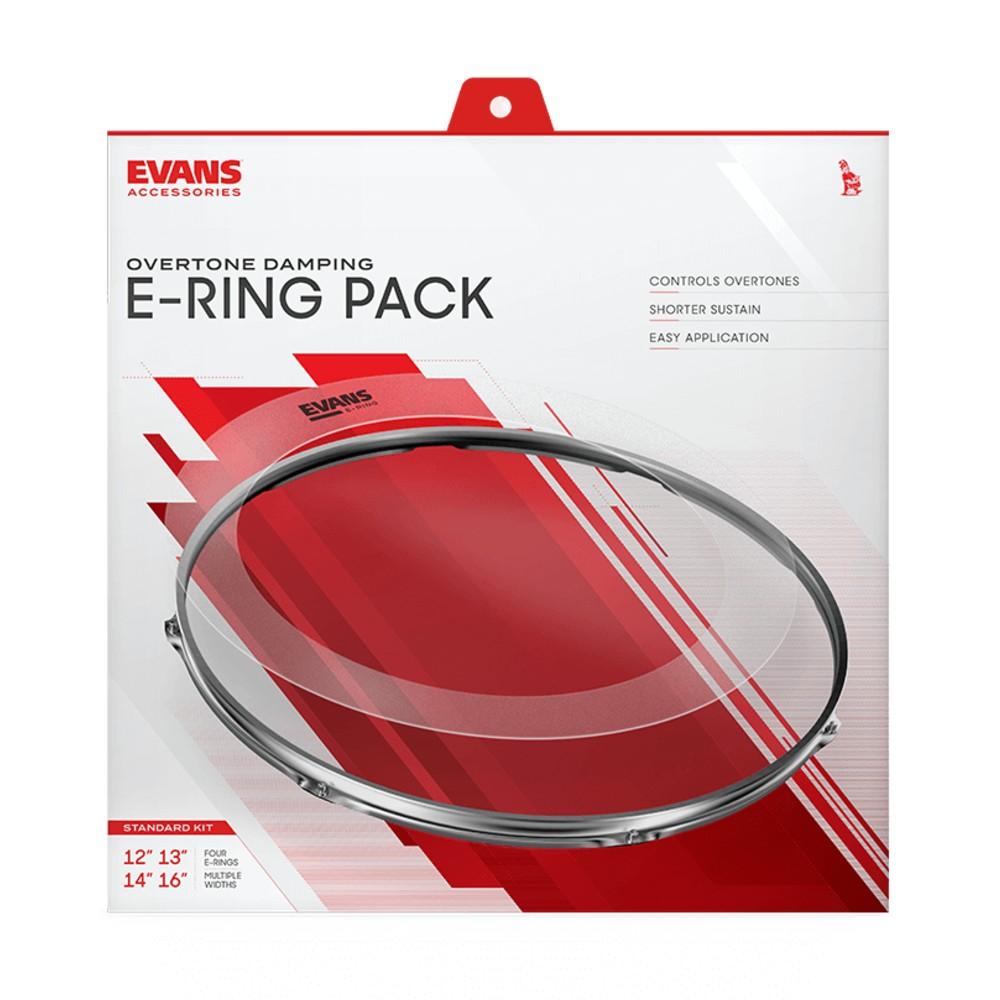 daddario dampeners and mutes d'addario er-standard 10-13-16 inch e-ring standard pack with 14 inch snare e-ring