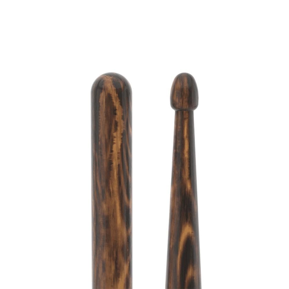 daddario drumsticks promark by d'addario r5afg rebound 5a firegrain hickory wood tip drumstick
