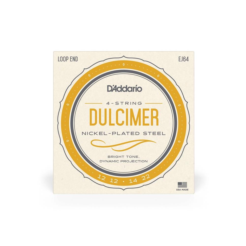 daddario dulcimer strings d'addario ej64 dulcimer 4 string set