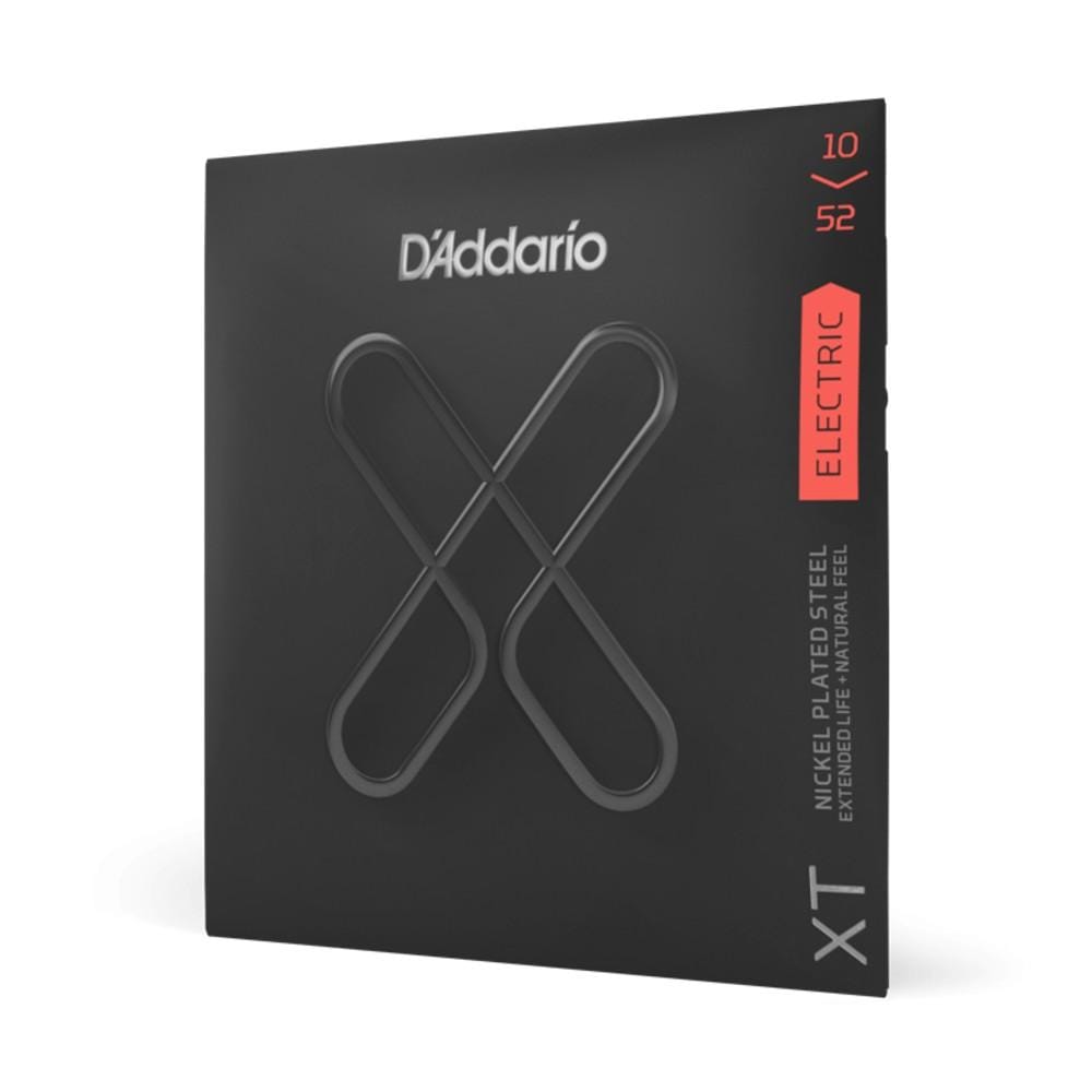 daddario electric guitar strings .010-.052 light top/heavy bottom d'addario xt nickel plated steel electric guitar strings coated set #gauges_.010-.052-light-top-heavy-bottom