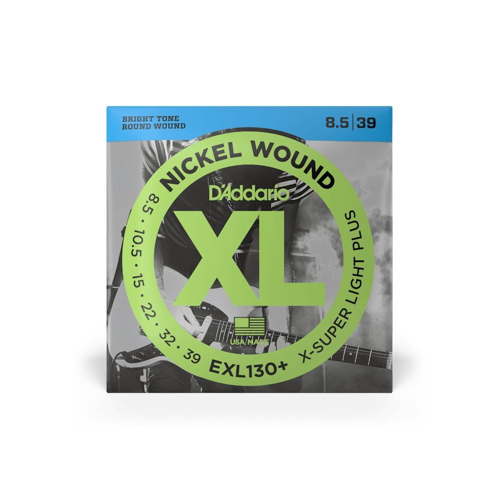 daddario electric guitar strings d'addario exl130+ xl extra super light plus string set