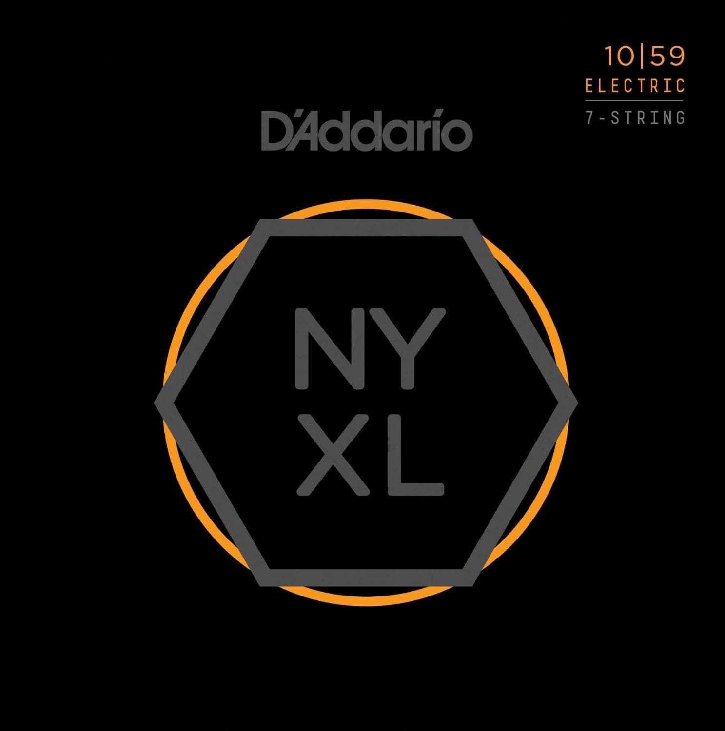 daddario electric guitar strings d'addario nyxl1059 nickel wound 7-string electric guitar strings