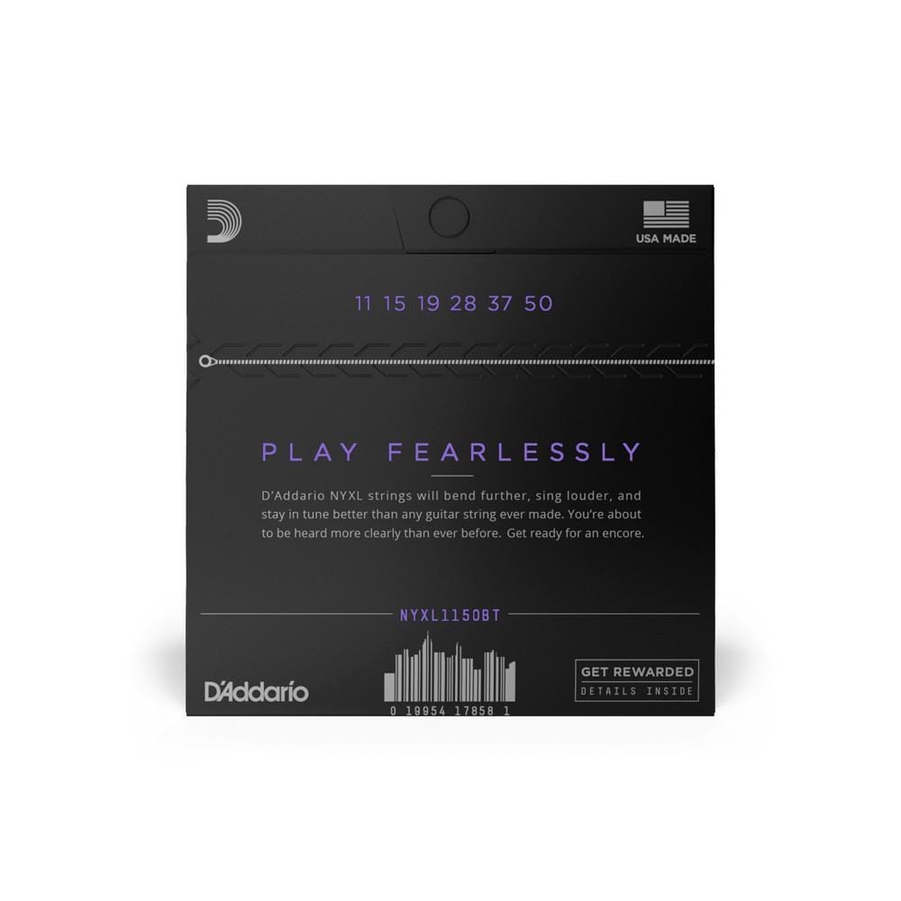 daddario electric guitar strings d'addario nyxl1150bt balanced tension medium electric guitar string set