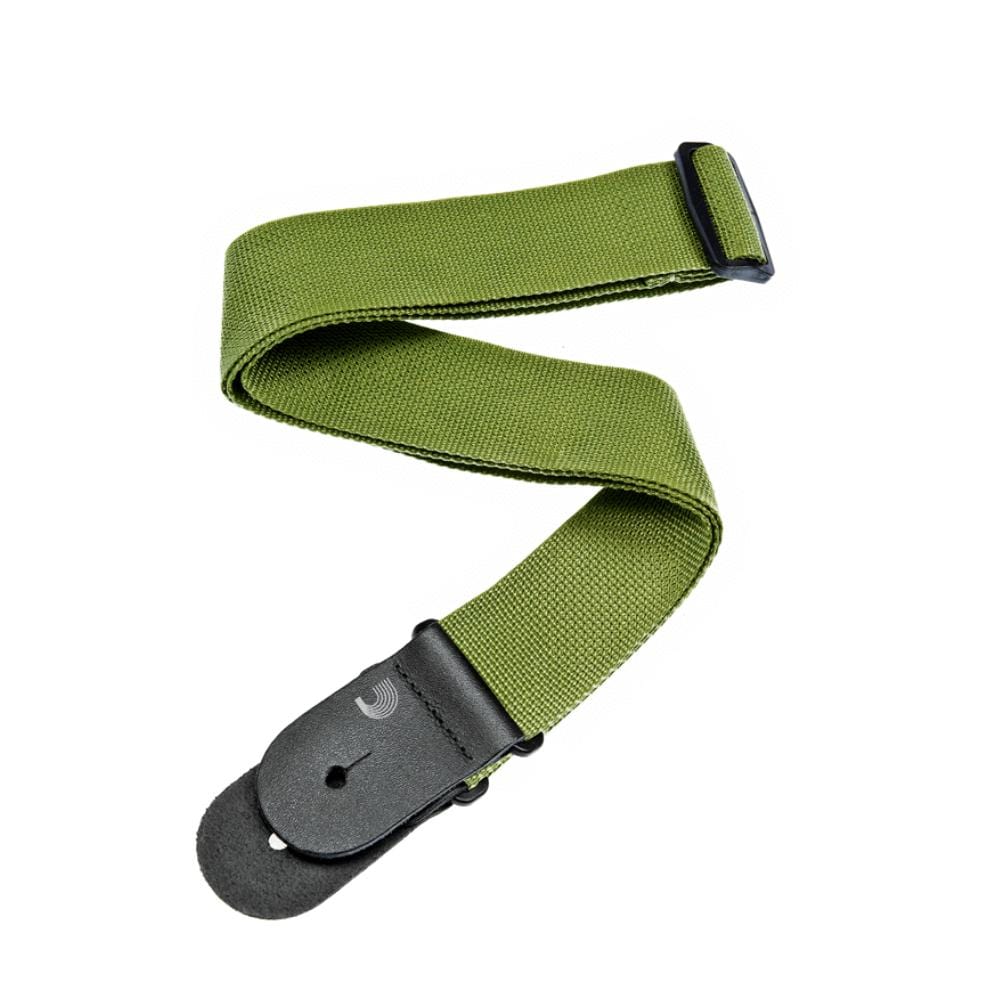 daddario guitar straps green d'addario 50mm polypropylene guitar strap #color_green