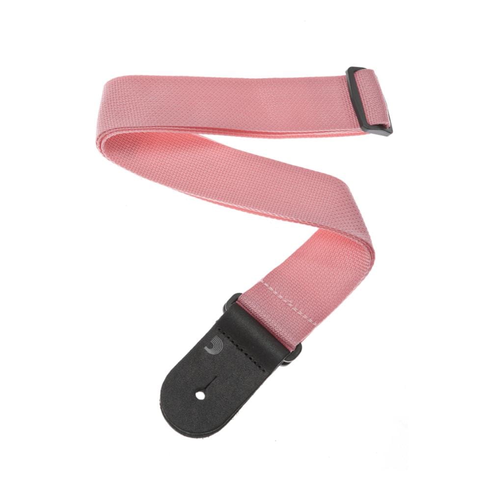 daddario guitar straps pink d'addario 50mm polypropylene guitar strap #color_pink