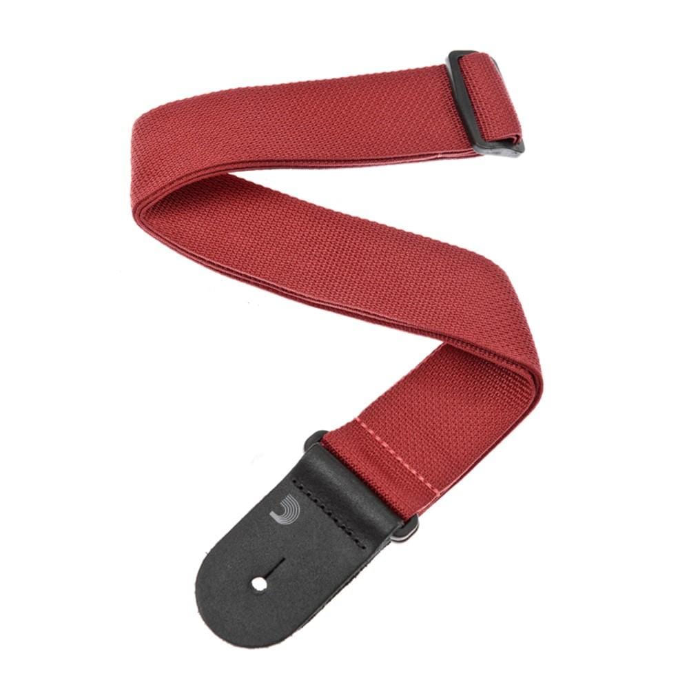daddario guitar straps red d'addario 50mm polypropylene guitar strap #color_red